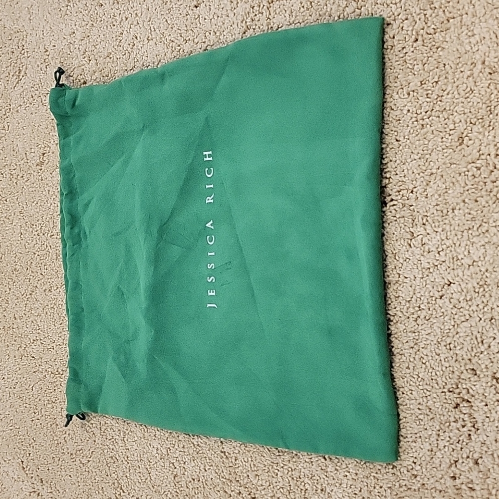 Jessica Rich green dust bag
